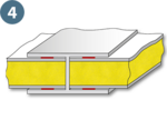 Bonding of butt joints