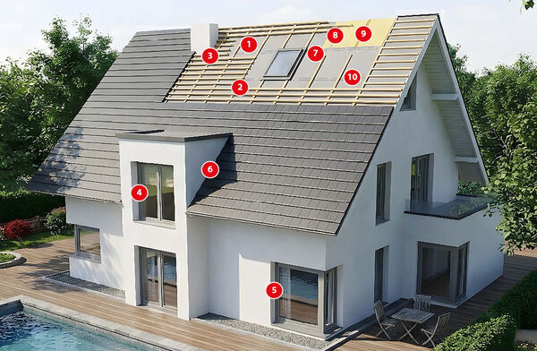 Incollaggio a tenuta di vento - Esterno