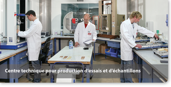 Centre technique pour production d'essais et d’échantillons