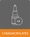 Fast setting instant glues (Cyanacrylates)