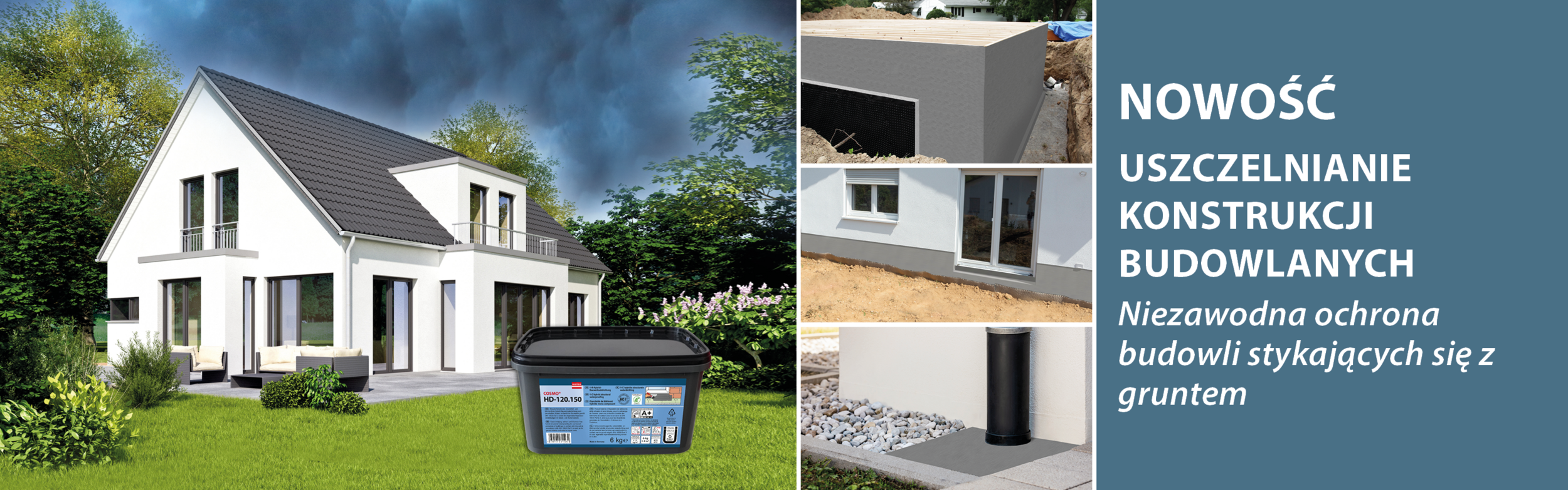 Uszczelnianie  konstrukcji  budowlanych