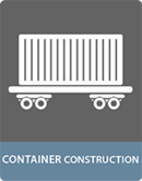 Kleben im Containerbau