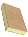 Composite panel plywood PUR/AL