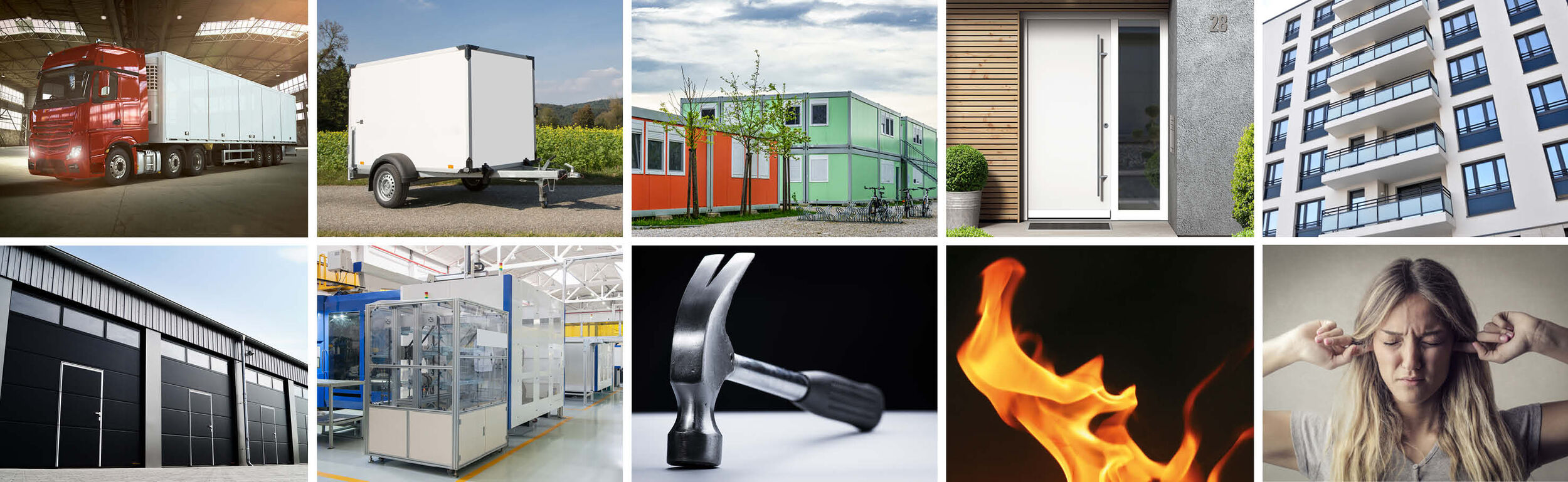 Campos de aplicación para paneles sándwich