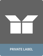Individual label for adhesives