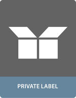 Individual label for adhesives