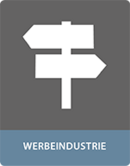 Kleben in der Werbeindustrie