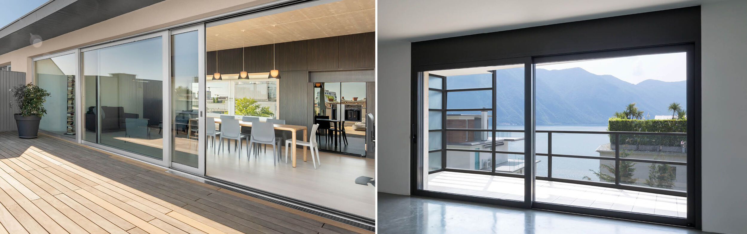 Sandwichelemente zur Rahmenverbreiterung