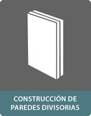 construcción de  paredes divisorias