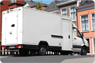 Bonding surface delivery van