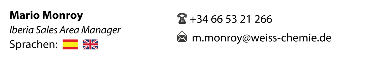 Mario Monroy - Iberia Sales Area Manager 