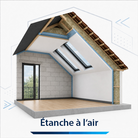 Colle pour adhesif en etanche air