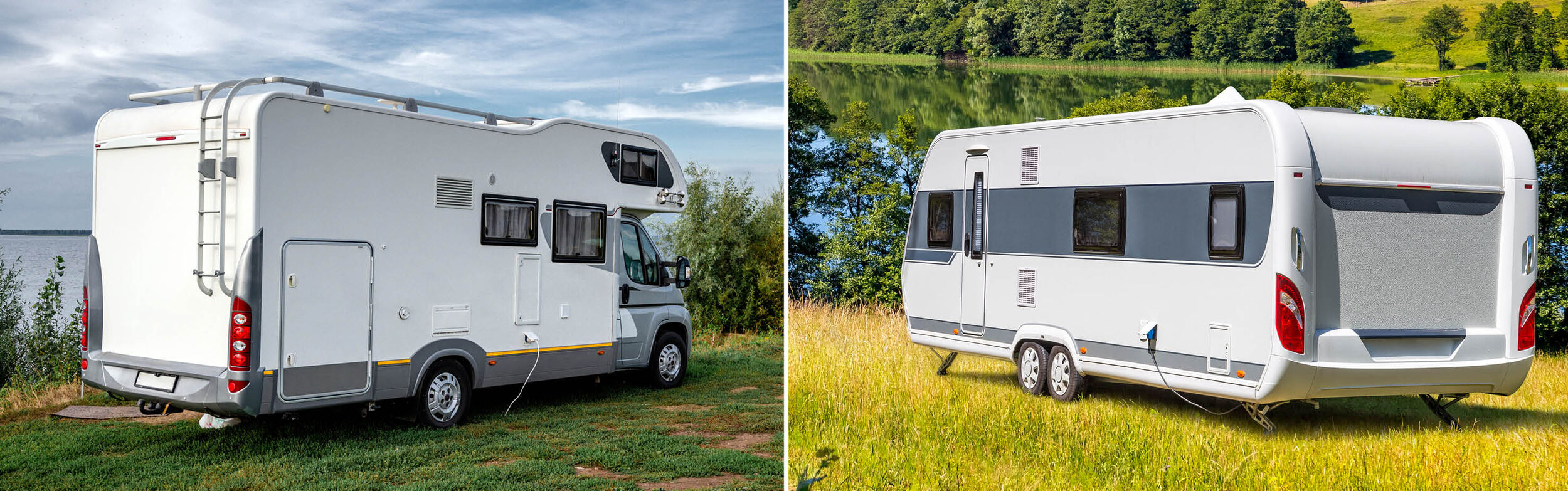 Bonding and sealing in caravan and mobile home construction