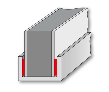 Klejenie konstrukcyjne profili wykończeniowych