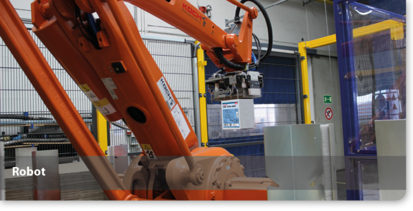 Robot pour production colles adhesifs