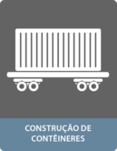 Colagem na construção de contentores