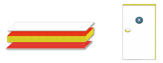 Surface bonding of doors