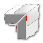 Klejenie narożników