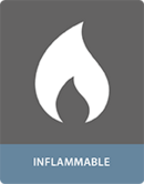 Colle pour adhesif pour application inflammabler