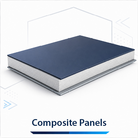 Bonding with adhesives composite panels