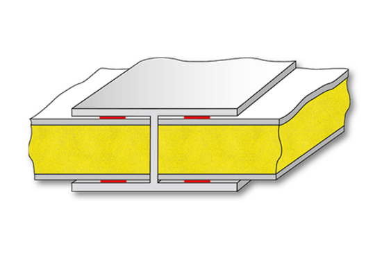 Constructive bonding of butt joints