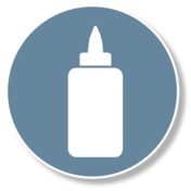 Icon for adhesives