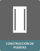 construcción de  puertas