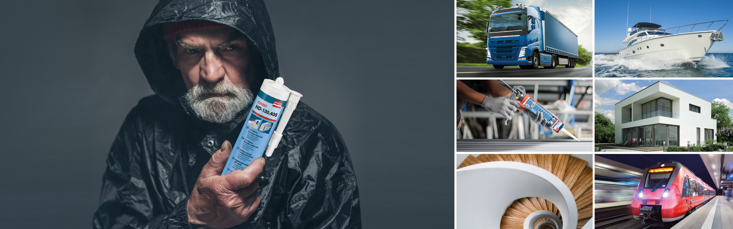 Adhesivos híbridos: marineros y aplicaciones