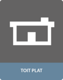 Colles et nettoyants pour le toit plat