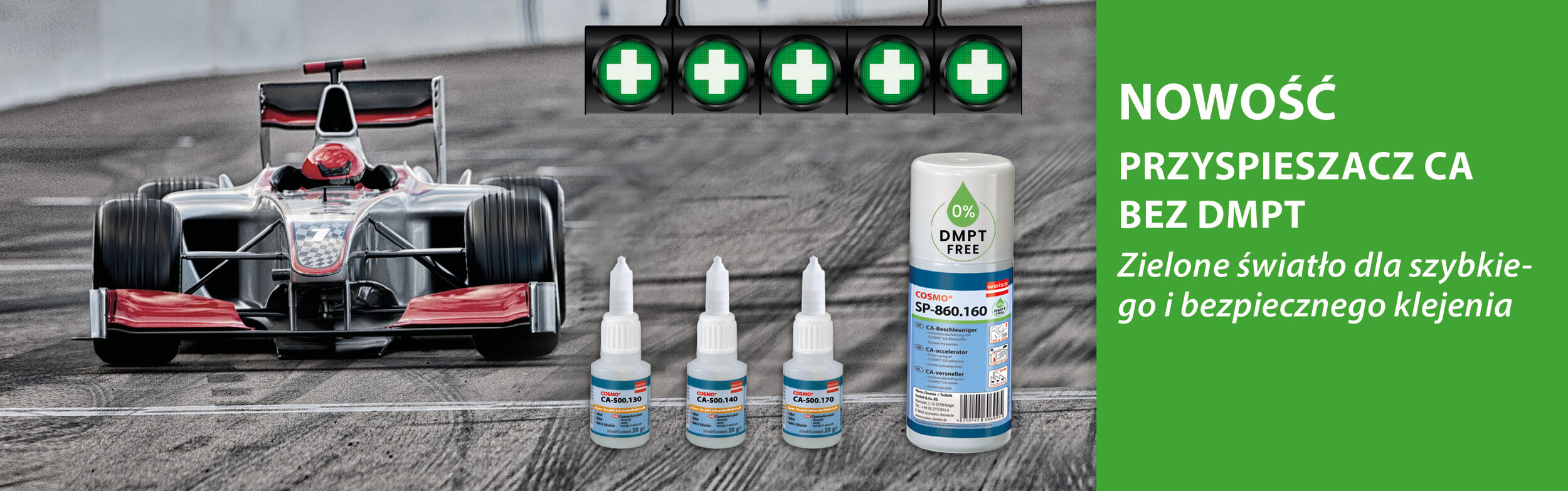 Przyspieszacz CA  bez DMPT