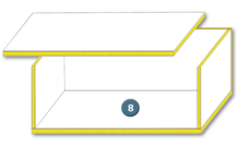 Surface bonding of floor elements