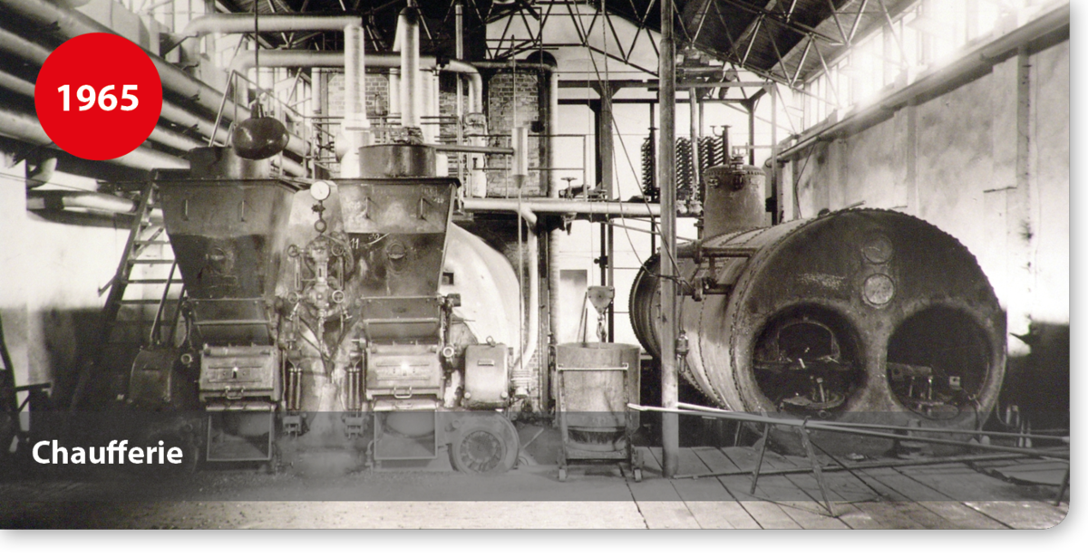 Chaufferie pour production de colles