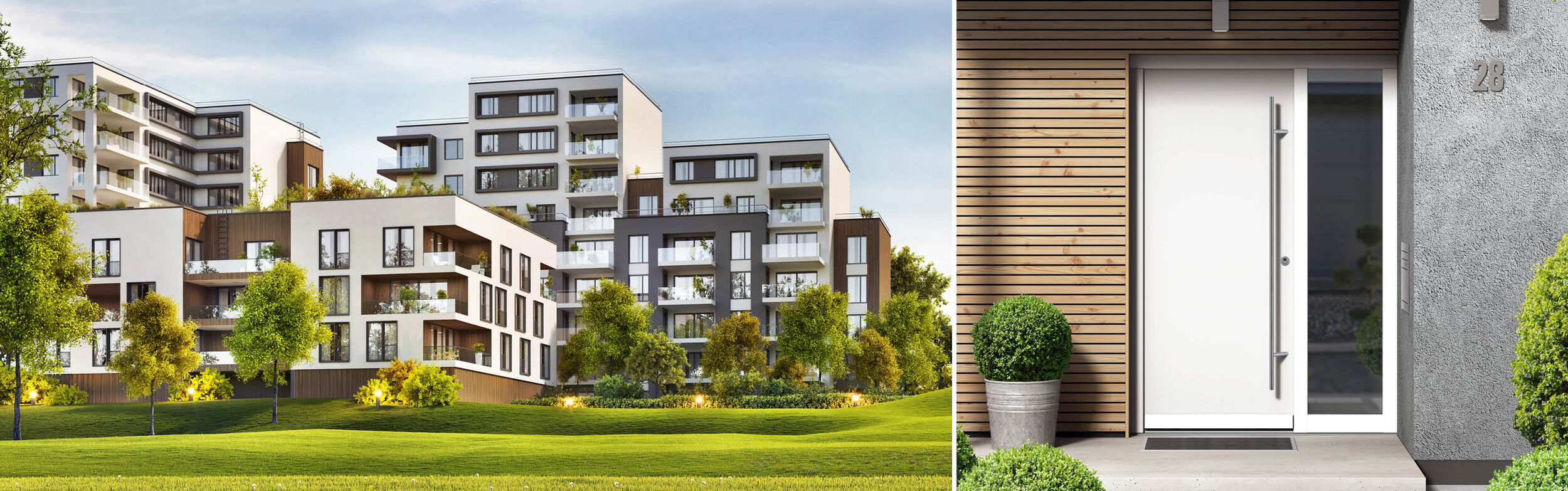 Adhesive and sealants for bonding in window and door construction