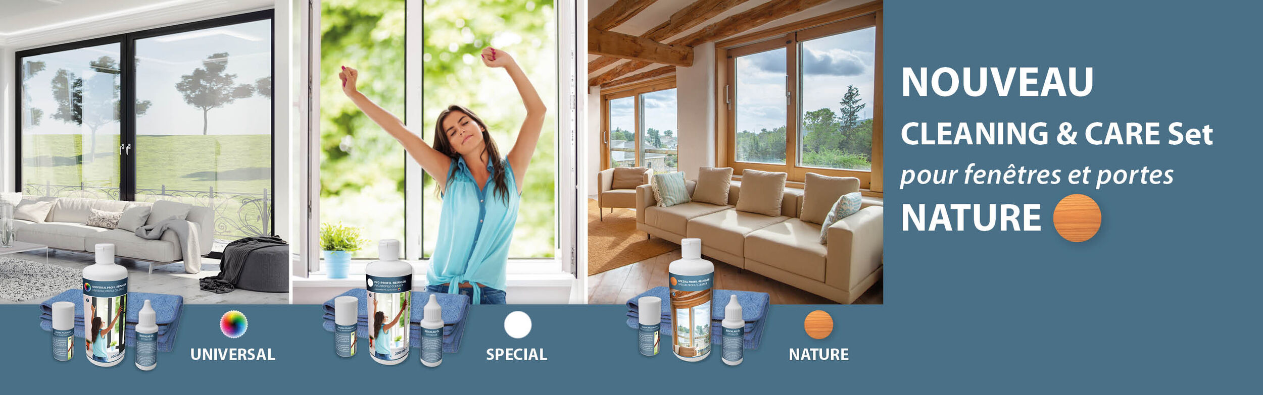 Kits d’entretien menuiserie