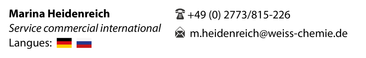 Marina Heidenreich - Service commercial international colles