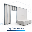 Bonding with adhesives dry construction applications