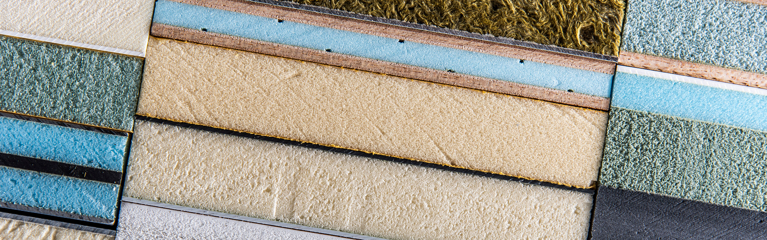 Verschiedene Sandwichelemente