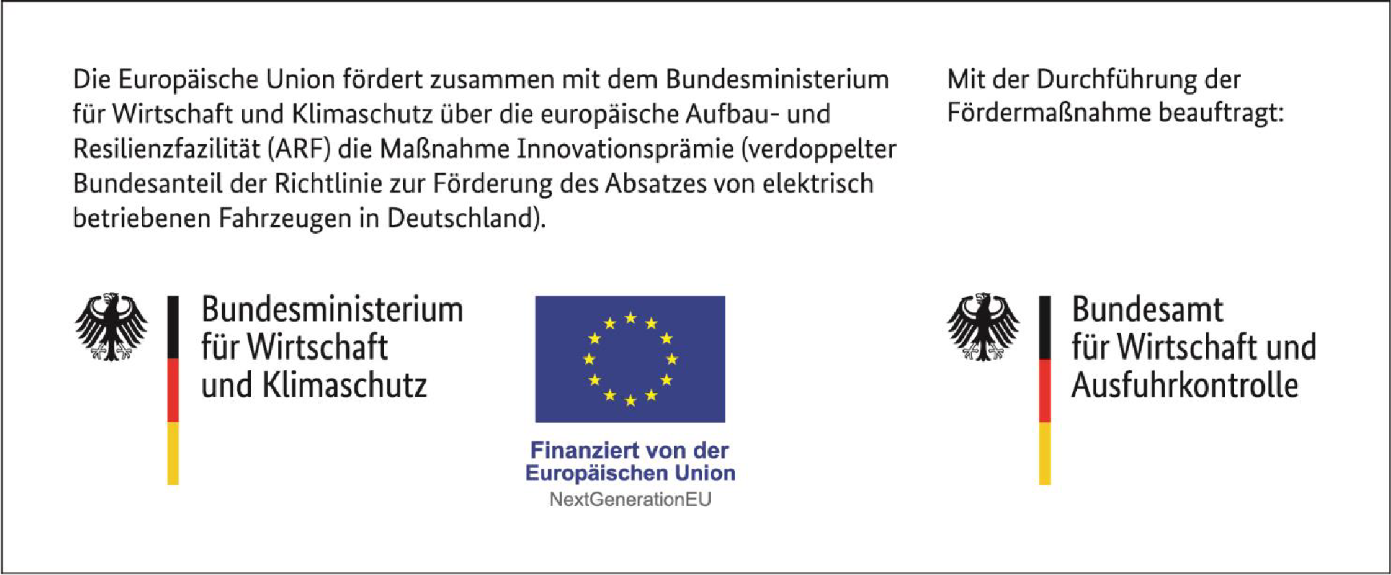 EU-Emblem: NextGeneration EU