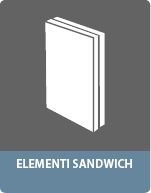 Colle per la produzione di elementi sandwich