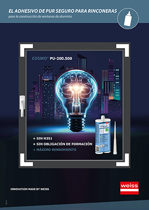 Folleto: Adhesivo PUR COSMO® PU-200.500 para Ángulos de Esquina de Aluminio – Sin H351