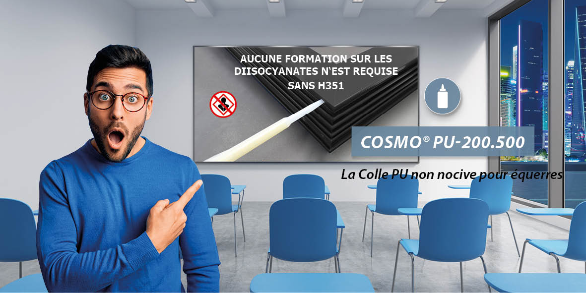 Colle sans obligation de formation sur le diisocyanate