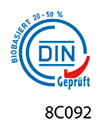 DIN certificate bio-based adhesive