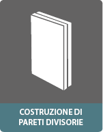 Elementi sandwich per la costruzione di pareti divisorie