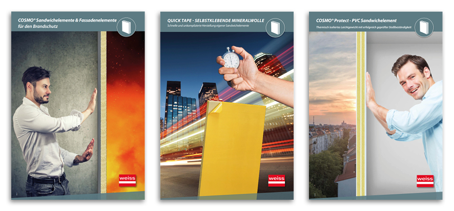 Catálogos y folletos para elementos sándwich