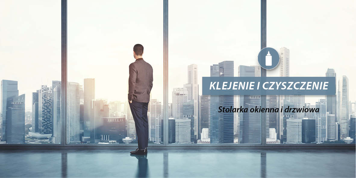 Klejenie i czyszczenie - Stolarka okienna i drzwiowa