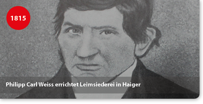 Philipp Carl Weiss, Gründer der Leimfabrik