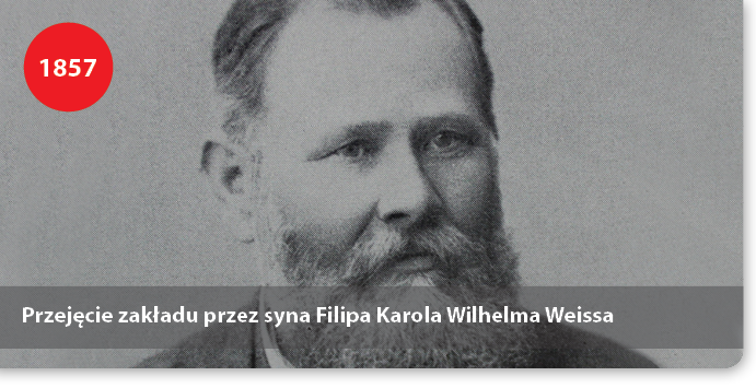 Przejęcie zakładu przez syna Filipa Karola Wilhelma Weissa