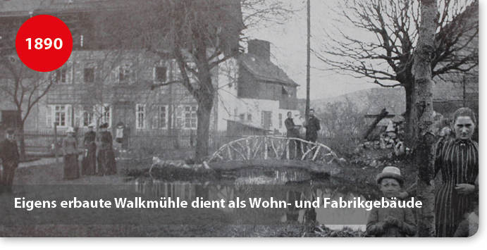 Walksmühle und Wohnsitz der Weiss Leimfabrik