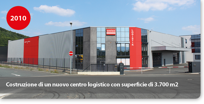 Costruzione di un nuovo centro logistico con superficie di 3.700 m2 