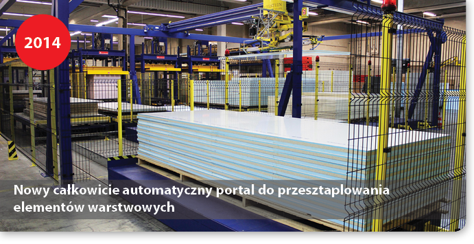 Nowy całkowicie automatyczny portal do przesztaplowania  elementów warstwowych